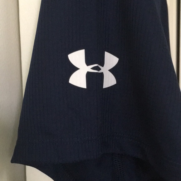 Under Armour Heatgear T-Shirt Men’s Navy Large - Picture 3 of 4